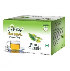 Eco Valley Natural Green Tea Pure Green  Box  30 pcs